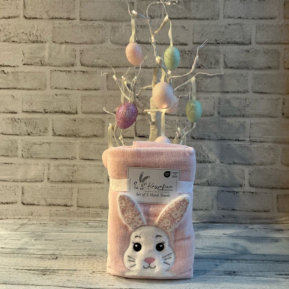 Kassafina 2Pk Easter Bunny Towel Set